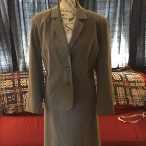 Grey Skirt Suit